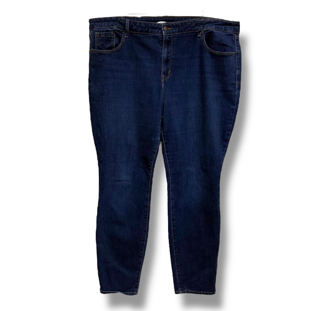 Old Navy Womens Pop Icon Skinny Jeans Dark Wash Size 20